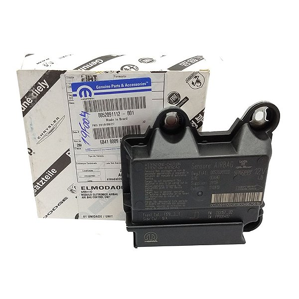 Módulo Airbag Central J Original Fiat Strada Dupla 52091112