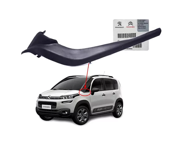 Moldura lateral vidro Aircross original Citroen novo L/e 8120at