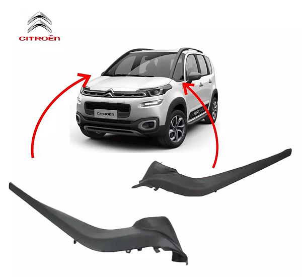Par Acabamento Borracha Paralama Aircross 2011 A 2021 Origi