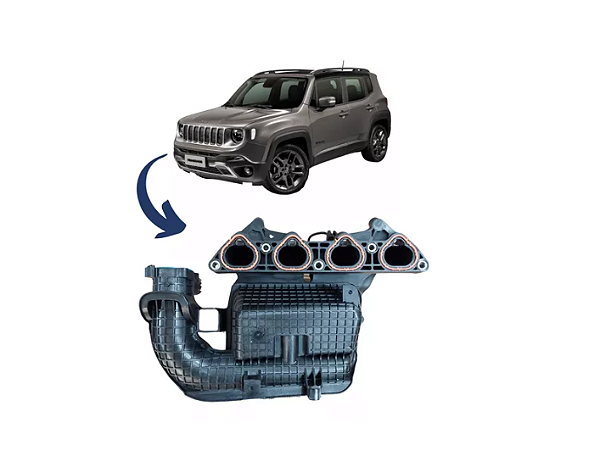 Coletor admissão Jeep Renegade 2015 2021 Fiat Toro 2016 2021 55267426