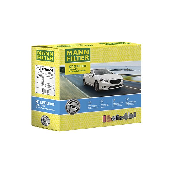 Kit filtros SP110674 MANN Fiorino Palio modelo novo
