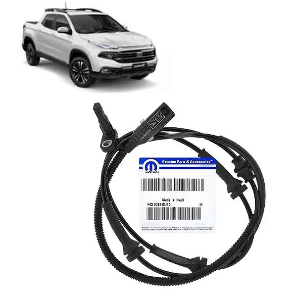 Sensor de Freio Abs Traseiro Fiat Toro Diesel 2.0 Tração 4x2 Original 52134379