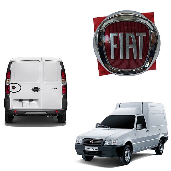 Emblema Logo Traseiro Original Fiat Doblo Fiorino 51816201