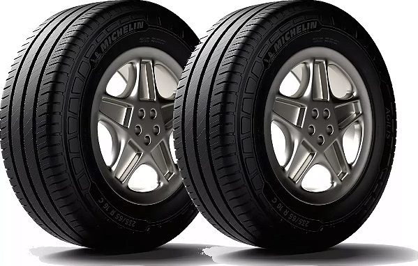 Kit de 2 Pneus Michelin Agilis 3 Dt 225/65r16c 112/110 R