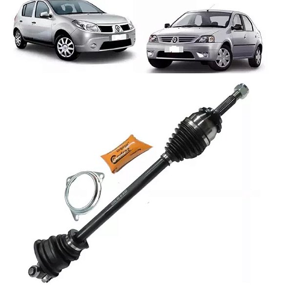 Semi Eixo Lado Esquerdo Logan Sandero 1.0 16v 2007 a 2012