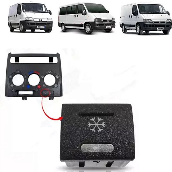 Interruptor Do Botão De Ar Ducato Boxer Jumper 2006 A 2017 Peça Original