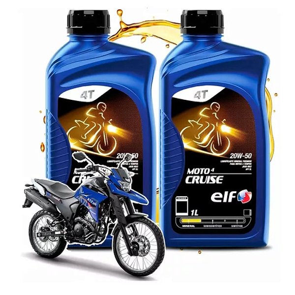 Kit Troca Óleo 2l ELF 20w50+ Filtro Twister Fazer 250