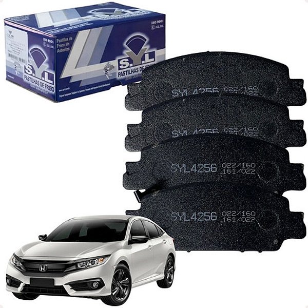 Pastilha Freio Dianteira Syl Civic 2.0 Ex Lx 2020 2021 2022