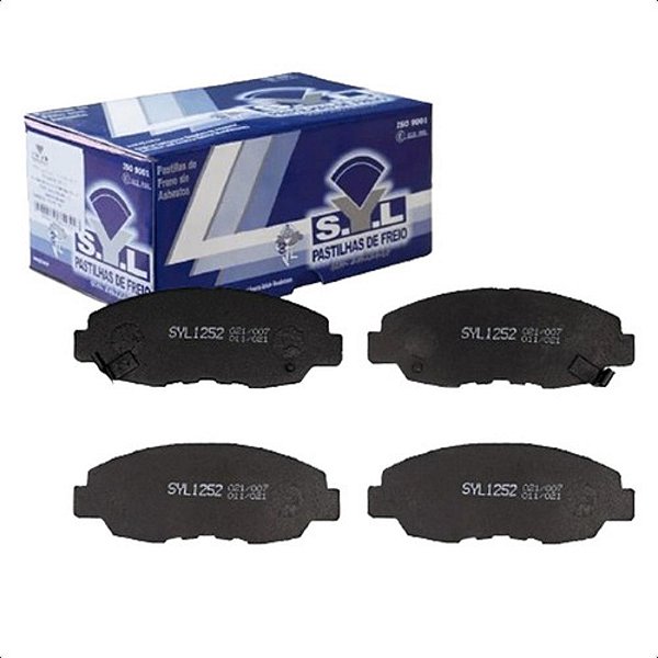 Jogo Pastilha De Freio Dianteira Accord Syl 1252