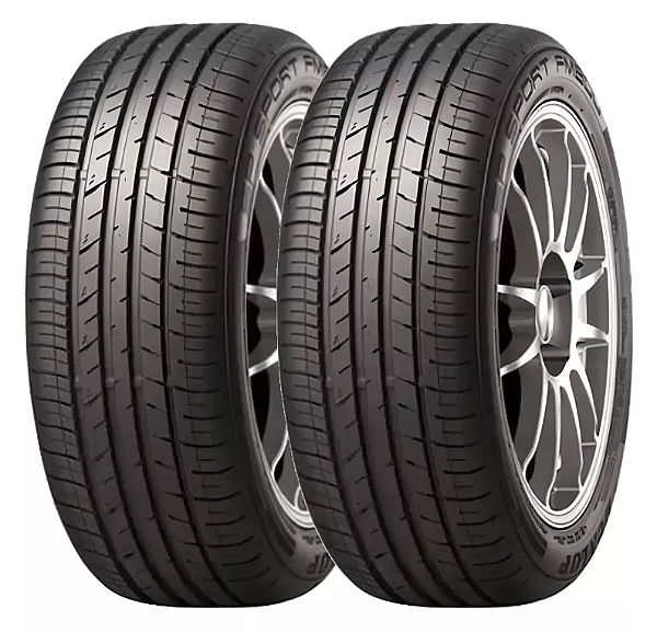Kit 2 Pneu Dunlop 195/55r15 85v Sp Sport Fm800