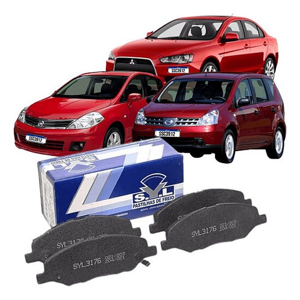 Pastilha Dianteira Syl Livina 1.6 1.8 16v X-gear 2010 2011