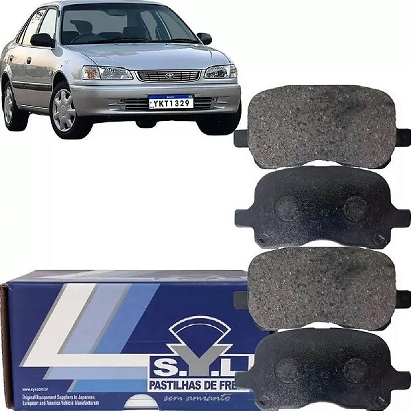 Pastilha Freio Diant. Toyota Corolla 1.6/1.8 16v 1997-2002