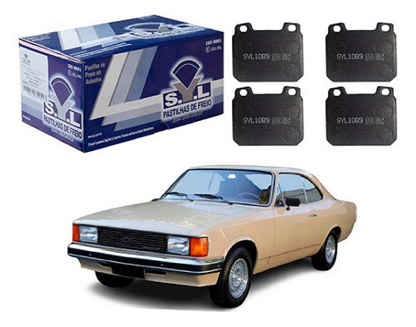Pastilha Freio Diant Syl Caravan Comodoro Opala 1979 A 1992