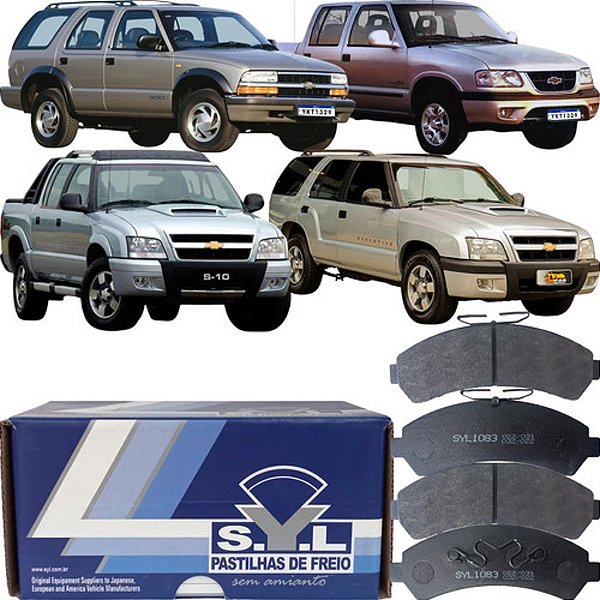 Pastilha Freio Dianteira Original Chevrolet S10 4x4 2.5 2001