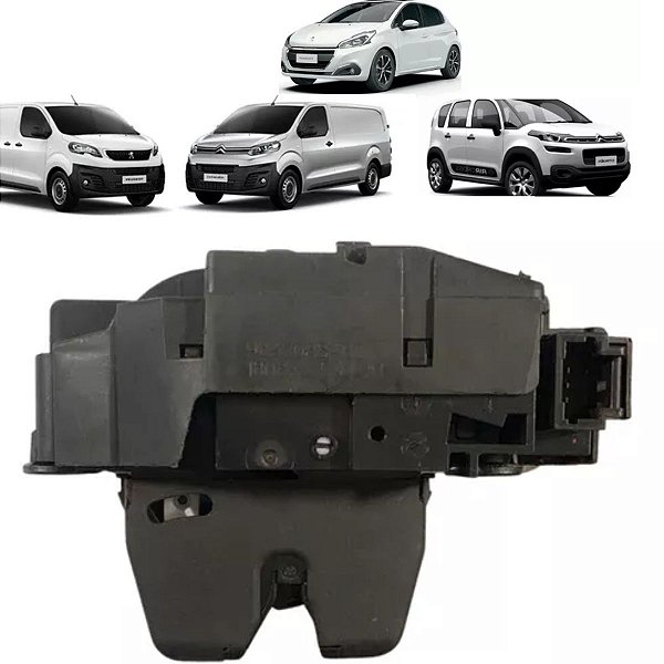 Fechadura De Tampa De Mala Para Peugeot 208 Citroen C3 Picasso Aircross 9832088480