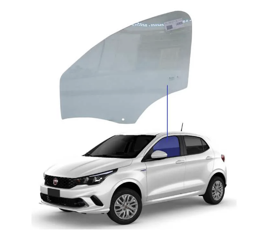 Vidro Porta Dianteira Lado Esquerdo Fiat Argo Cronos Original