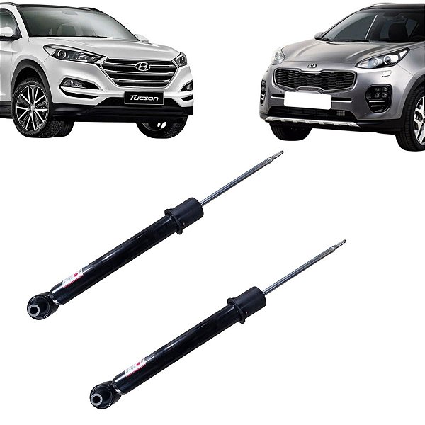 Par de Amortecedor Traseiro Nova Tucson Kia Sportage 2017 em diante Originais Mando