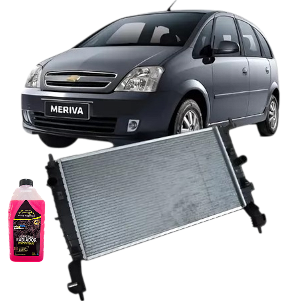 Radiador Gm Meriva 1.4 1.8 2007 2008 2009 2010 2011 2012