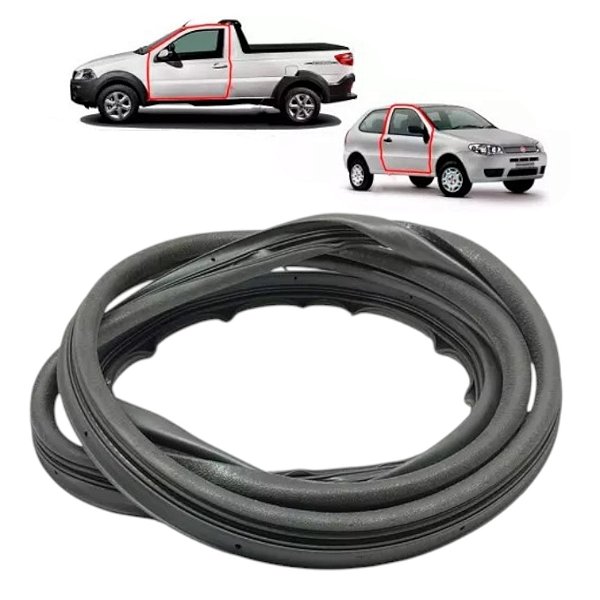 Borracha Da Porta Direita Palio E Strada 2 Portas Original