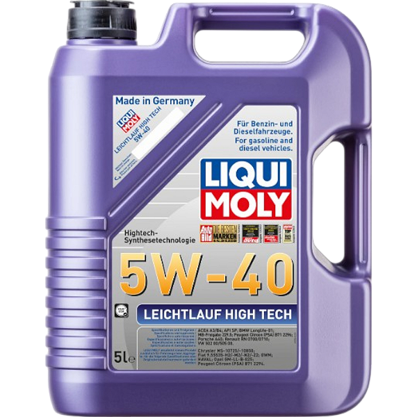 Liqui Moly Leichtlauf High Tech 5w-40 5l - Óleo Performance 2328