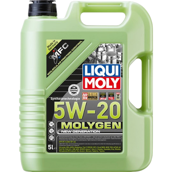 Óleo  5w-20 Com Redutor Atrito Liqui Moly Molygen 5l 8540