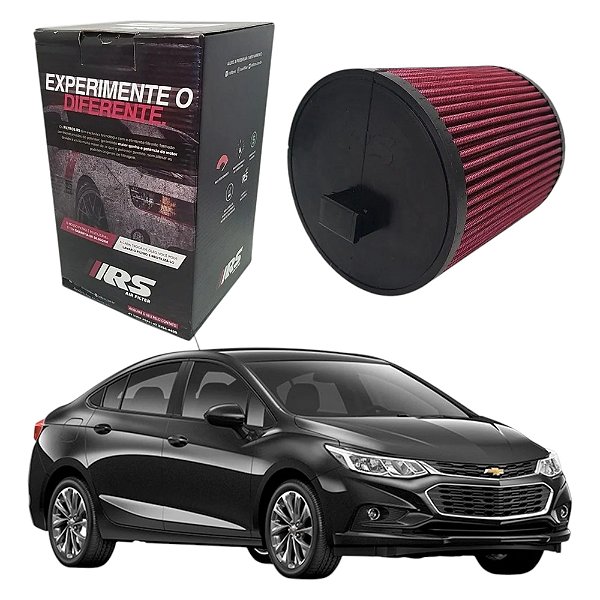 Filtro Ar Esportivo Rs Filters Gm Crevrolet Cruze 1.4 Turbo
