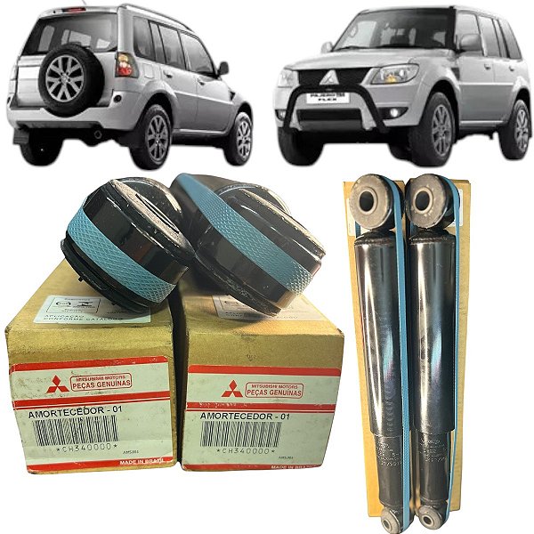 Par Amortecedor Traseiro Cofap Mitsubishi Pajero Tr4 2000 a 2009 Original CH340000 GB47878
