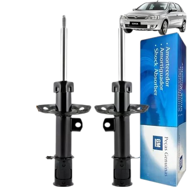 Par Amortecedor Dianteiro Novo Corsa 2006 A 2012 Original Gm 93383803 93383804