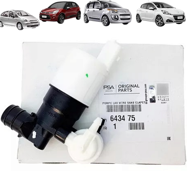 Bomba Limpado Esguicho Peugeot 206 207 307 308 C3 Original 643475