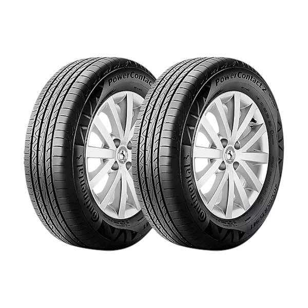 Kit De 2 Pneus Continental Powercontact 2 P 195/60r15 88 H