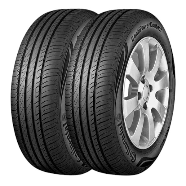 Kit 2 Pneu Continental Aro 17 205/55r17 91v Power Contact