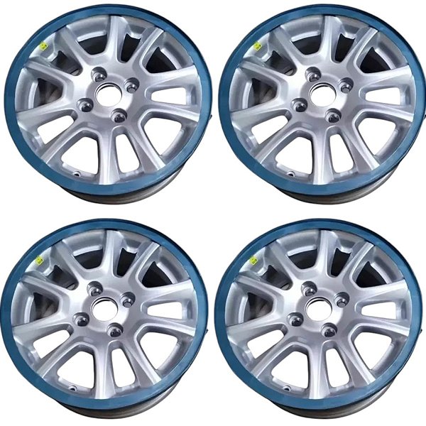 Jogo Roda Liga Leve Aro 15 Orig Ford Ecosport 2013 A 2021 Prateado