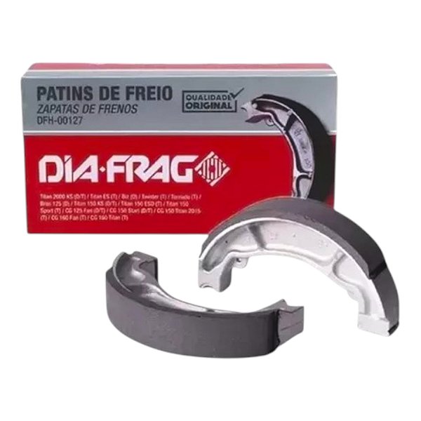 Sapata De Freio Traseira Dia-frag  Titan 125 150 160