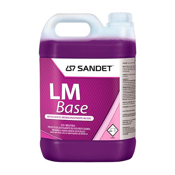 Lm Base Lavagem Profissional De Superfícies Metálicas 5l