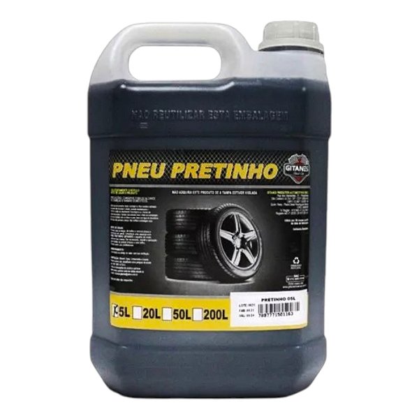 Pneu Pretinho Limpa Pneu Concentrado 5 Litros Gitanes