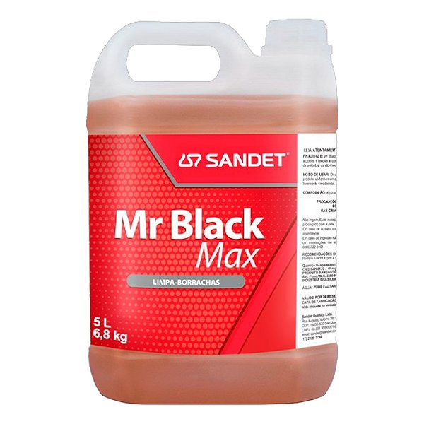 Mr Black Max Protege Pneus Tapetes E Partes Emborrachadas 5L