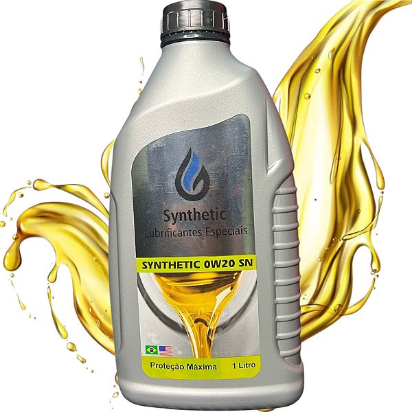 Óleo de Motor Synthetic 0w-20 Para Carro/Caminhonete 1l