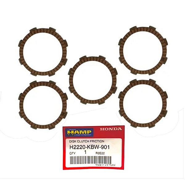 Disco Jogo Embreagem Cg Titan Fan 125 150 160 Original Hamp