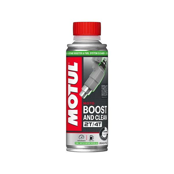 Aditivo Boost And Clean Motul 200ml Melhor Octanagem Limpeza