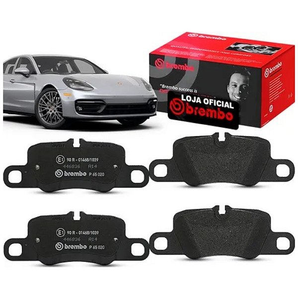 Pastilha Freio Traseiro Brembo Porsche Panamera 2009 a 2022 P65020