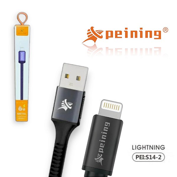 Cabo Reforçado Iphone 7/8/xs/12/13/14 Peining S14-2