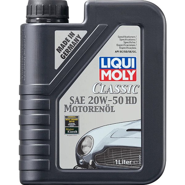 Óleo Premium Motor Liqui Moly Classic Motoroil 20w50 1 Lt 1128