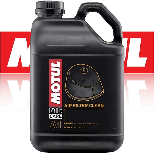 Limpeza Filtro Espuma Motul Mc Care A1 Air Filter Clean 5l