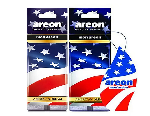 Kit Com 2 Perfumes Pra Carro Cheirinho Aromatizador Areon American Dream