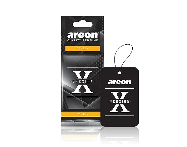 Aromatizante Automotivo Folha X Version Vanilla Baunilha Areon