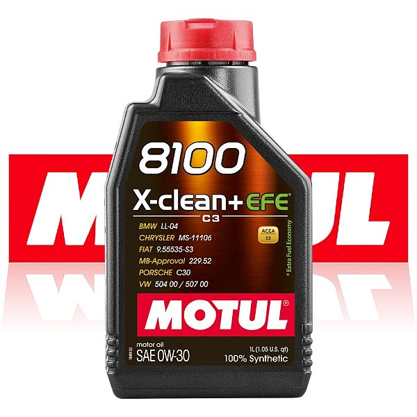 Óleo Para Motor De Carro Motul 8100 Eco-clean 0w30 1l