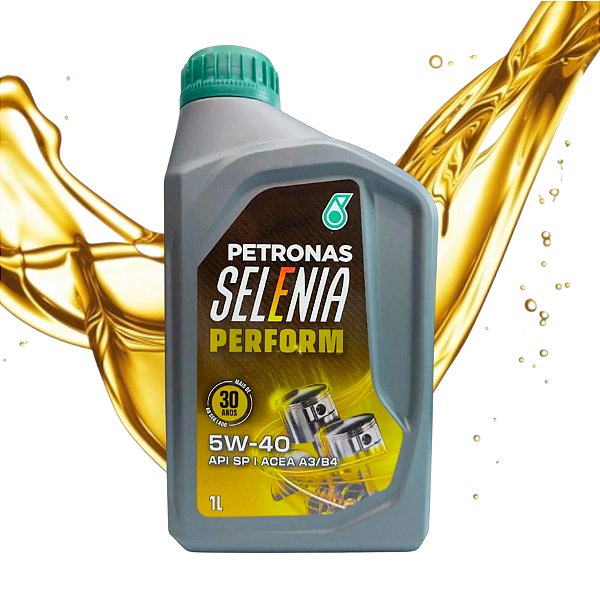 1 Litro Óleo Motor Sintético 5w40 Petronas Selenia Perform