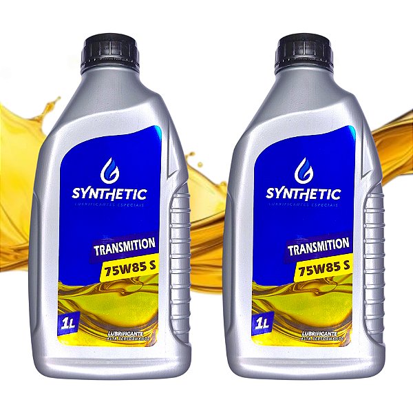Kit 2 Óleos Cambio Transmissão 75w85 100% Sintético Api Gl5