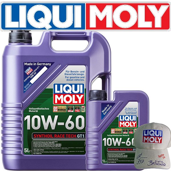 Óleo Sintético Liqui Moly Synthoil Race Tech Gt1 10w60 6l