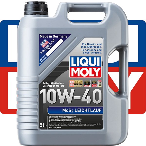 Óleo de motor Liqui Moly semi-sintético 10W40 para carro/caminhonete de 1 unidade x 5L